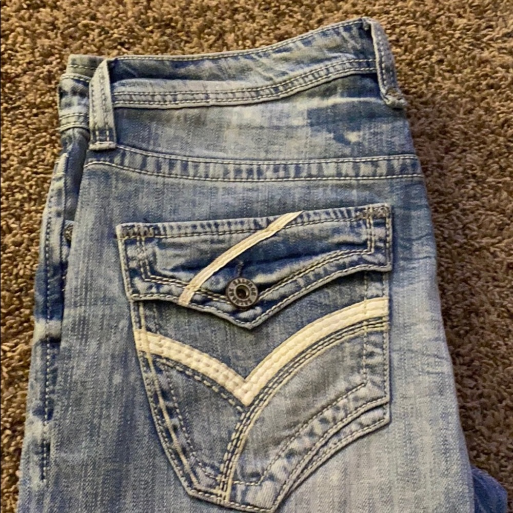 Salvage jeans from buckle